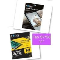 ราคา ฟิล์มซัมซุง Tab S7/S8 11" โฟกัส ฟิล์มใส ฟิล์มด้าน ฟิล์มกระจกแบบใส ฟิล์มช่วยปกป้องและถนอมหน้าจอ ฟิล์มFocus (19161908288)