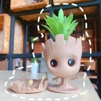 ราคา BABY GROOT + HAT พร้อมส่ง น่ารัก กระถาง ที่ใส่ปากกา (6254954145)
