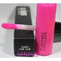 ราคา mac candy yum yum lip glass ลิปกราสแท้ ของแท้ มีเก็บเงิน (147456670)