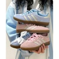 ราคา #สินค้าพรีออเดอร์ Adidas Gazelle Indoor สีชมพูนมและสีฟ้า baby blue รับประกันของแท้ 100% ✅ (43505548274)