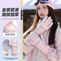 ราคา หน้าจอสัมผัสสกีถุงมืออบอุ่นผู้หญิง2024ฤดูหนาว กันลม กันน้ํากันความเย็นขี่กลางแจ้งถุงมือขี่ผู้ชาย (56953793355)