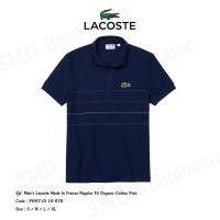 ราคา Lacoste เสื้อโปโลชาย รุ่น Men’s Made In France Regular Fit Textured Cotton Polo Code: PH9710 10 KY0 (20192058942)
