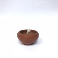 ราคา ตะเกียงดินเผา ตะเกียงน้ำมันดินเผา (เล็ก) พร้อมใส้ตะเกียง Clay Oil lamp (3942980962)