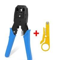 ราคา คีมเข้าหัวแลนครบชุด CAT5 CAT6 RJ45 RJ11 มีดปลอกสาย (40226375327)