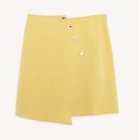 ราคา POMELO mini Asymmetric Buttoned Skirt (7551165254)