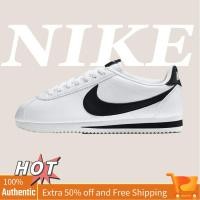 ราคา ข้อเสนอพิเศษ ของแท้ Nike Classic Cortez Leather รองเท้าผ้าใบผู้ชายและผู้หญิง (24652463508)