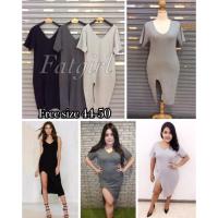 ราคา เดรสสาวอวบ ผ้าร่องเล็ก Sexy Sexy (196673857)