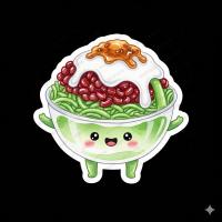 ราคา สติ๊กเกอร์ติดรถ โลโก้ติดมอเตอร์ไซค์ สติ๊กเกอร์ติดกระเป๋า Decal Car Sticker Japanese Cake Dessert (28841109235)