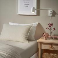 ราคา ผ้าปูที่นอนรัดมุมลายทาง IKEA SOLFIBBLA โซลฟิบบลา (27493851239)