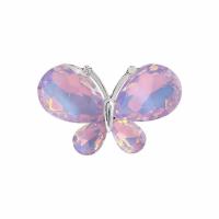 ราคา [ ของแท้ ] JIBBITZ CRYSTAL BUTTERFLY CHARM ACCESSORIES - สีชมพู A2 (45103840583)