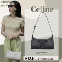 ราคา เซลีน Celine CUIR TRIOMPHE Underarm Bag/กระเป๋าสะพาย/2022 New/Ladies (29826838398)