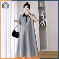 ราคา ชุดคลุมท้องแบบเอวสูง ทรง A-line ระดับเข่า สไตล์คัสตอม ใส่แล้วสบาย ในหน้าร้อน (43626847916)