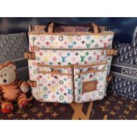 ราคา กระเป๋าถือทรงเอกสารหลุยส์วิตตองมัลติคัลลเลอร์LouisVuittonMulticolor สีขาวมือสอง (10685901886)