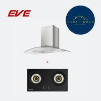 ราคา Eve ชุดเซตเตาแก๊ส+เครื่องดูดควัน EVE SMART 3 + HC-ARC-90 PLUS (8851737202487) (28477800821)