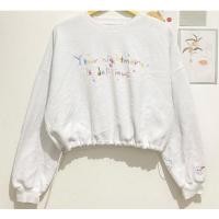 ราคา NIGHTMARE DELICIOUS EMBROIDERED CROPE สไตล์เกาหลีผู้หญิง Crewneck เสื้อกันหนาวสไตล์เกาหลีชุดแฟชั่นเสื้อกันหนาวสําหรับสาวอินเทรนด์สไตล์เกาหลีวัยรุ่น Suiter Tops Premium เสื้อกันหนาวขนแกะ (27715241788)