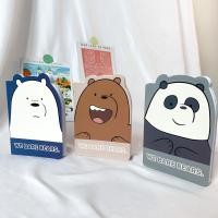 ราคา สมุดโน๊ต A6 we bare bears ไดอารี่ WBB พร้อม 3 ตัวอักษร panpanpan ice bear grizzly น่ารักน่ารัก (22659642121)