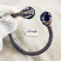 ราคา กำไลเงินแท้92.5% ใส่เม็ดแก้วขนเหล็ก (1772603543)