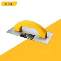 ราคา Deli เกรียง สแตนเลส เกียงขัดมัน เกรียงฉาบปูน เกรียงโป๊ว เกียงสี่เหลี่ยม230*100mm เกียงสี่เหลี่ยมขัดมัน Plastering trowel (19225299690)