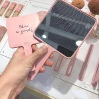 ราคา Moshi Moshi กระจกด้ามจับ กระจกพกพา กระจกถือบานใหญ่ (23684432289)