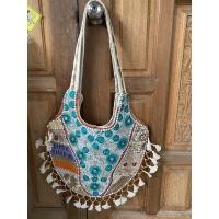 ราคา กระเป๋าสะพายข้างนำเข้าจากอินเดียใช้ได้2หน้า (17562416607)