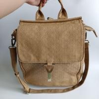 ราคา กระเป๋ามือสอง ทรงเป้หนังแฟชั่น สีน้ำตาลอ่อน (18423952330)