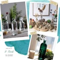 ราคา แจกันแก้วทรงขวด สูง 26 ซม. แจกันดอกไม้ แจกันแก้ว โหลแก้ว กระถางดอกไม้ ตกแต่งบ้าน พร๊อพถ่ายรูป (4144106241)