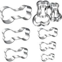 ราคา Dog treats Cutters Set 6 Pieces Dog Cookie Cutter sets Different Sizes Mini Small Medium Big Cut Out for Homemade Treats and Baking (47403988227)