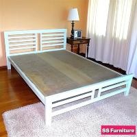 ราคา เตียงเหล็กหัว ตรงขวาง ขนาด 3.5ฟุต 5ฟุต 6ฟุต พร้อม(พื้นไม้อัดแท้ 100 เปอร์เซ็นต์ ไม่ใช่ไม้อัดยาง รับน้ำหนักได้ถึง 300 กก (23260288333)