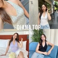 ราคา （Live ทักแชท) Duex Studio Diana Top White ML Used Once (25330592718)