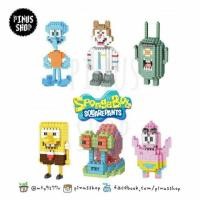 ราคา Lego nano blocks Spongebob Set ตัวต่อ เลโก้นาโน สปองบ๊อบ (สพันจ์บ๊อบ) เซ็ท 6 ตัว Size M (415485417)