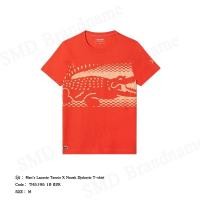 ราคา Lacoste เสื้อยืดคอกลม รุ่น Men's Lacoste Tennis X Novak Djokovic T-shirt Code: TH5195 10 02K (26871643550)