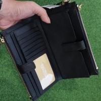 ราคา Michael Kors Jet Set Travel Black color (New) กระเป๋าสตางค์ผู้หญิง (4006123913)