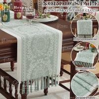 ราคา ผ้าปูโต๊ะผ้าฝ้ายผ้าลินินสไตล์นอร์ดิก ผ้าแจ็คการ์ด ผ้าทอมือพู่กันฝุ่นตารางเสื่อเหมาะสําหรับบ้านเทศกาลพรรคตกแต่ง (50752942507)