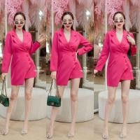 ราคา เดรสสูทแขนยาวสีบานเย็น(00570DA) (29857656194)