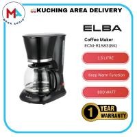 ราคา เครื่องชงกาแฟ Elba ECM-R1583(BK) - สีดํา (1.5L/670W-800W) (50051817387)