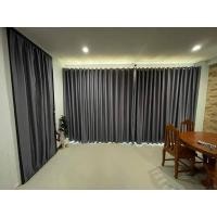 ราคา ผ้าม่านกันแสง ประตู หน้าต่าง ม่านสีเทา มีลายในตัว! เนื้อหนากันแสง90% (20740973801)