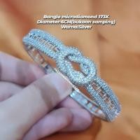 ราคา ANTI-ALLERGIC MICRODIAMOND BANGLE BRACELET | สร้อยข้อมือ TITANIUM | สร้อยข้อมือ XP (26737930710)