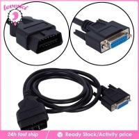 ราคา [Lovoski] 1.55M OBD II OBD2 16 Pin สายต่อชายกับหญิง OBD 2 ถึง dB15 วินิจฉัย (25645204288)