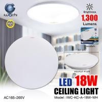 ราคา iwachi โคมไฟ LED ซาลาเปา 18W 33ซม. โคมเพดาน โคมไฟติดเพดาน โคม เพดาน โคมซาลาเปา โคมLED โคมไฟเพดาน (4278161696)