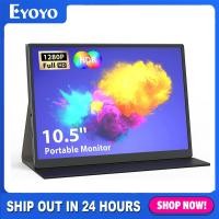 ราคา Eyoyo Miktver จอภาพแบบพกพา, 10.5 นิ้ว FHD 1920x1280 IPS 100% SRGB แล็ปท็อปขนาดเล็กสําหรับคอมพิวเตอร์พีซีโทรศัพท์, USB C HDMI Gaming Monitor จอแสดงผล IPS บางเฉียบพร้อมฝาครอบสมาร์ท (26789365536)