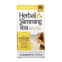 ราคา 21st Century Herbal Slimming Tea รสน้ำผึ้งเลมอน ปราศจากคาเฟอีน บรรจุ 24 ถุงชา ขนาด 1.7 ออนซ์ (48 ก.) (11998852194)