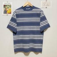 ราคา Uniqlo U : สีฟ้าคราม ลายขวาง (19677611510)