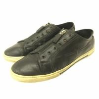 ราคา รองเท ้ าผ ้ าใบหนัง Louis Vuitton โลโก ้ ซิป 8 ประมาณ 26 ซม . สีดํา ส ่ งตรงจากญี ่ ปุ ่ นมือสอง (25628141051)