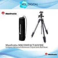 ราคา Manfrotto MKCOMPACTADVBH ขาตั้งกล้องอลูมิเนียมขั้นสูงขนาดกะทัดรัดพร้อมหัวบอล (54953961312)