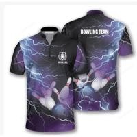 ราคา 8V69 โบว์ลิ่งบอลชีวิตตลก 3D เสื้อโปโลเครื่องเล่นและชื่อทีมที่กําหนดเอง Bowling เสื้อสําหรับชาย 53 E9WD (53603626687)