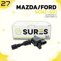 ราคา คอล์ยจุดระเบิด SURES - MAZDA 323 PROTEGE 1.6 / FORD LASER TIERRA 1.6 - เครื่อง ZM-DE - รหัส SCMZ-501 - MADE IN JAPAN (6461884674)