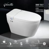 ราคา Smart Toilet ชักโครก สุขภัณฑ์ อัตโนมัติ ระบบไฟฟ้า รุ่น VT818 Venitto ฝาเปิดปิดอัตโนมัติ รีโมท สายน้ำดี มี มอก. (29829184400)