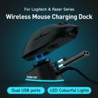 ราคา ที่ชาร์จเมาส์เกมมิ่งไร้สาย ความเร็วสูง สําหรับ Logitech G403 G502 X Plus G703 G903 G PRO X Superlight Hero GPW2 (14496784414)