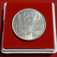 ราคา เหรียญต่างประเทศ เหรียญบราซิล ทวีปอเมริกาใต้ ปี 1978 รุ่นเก่า รายการที่ 6 (28079415282)