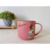 ราคา Snoopy by YAMAKA แก้วมัคเซรามิคลายสนูปปี้ สีชมพูสวย ใหม่ (20496363061)